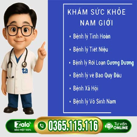 Chi phí khám nam khoa ở Hà Nội bao nhiêu tiền [Năm 2026]